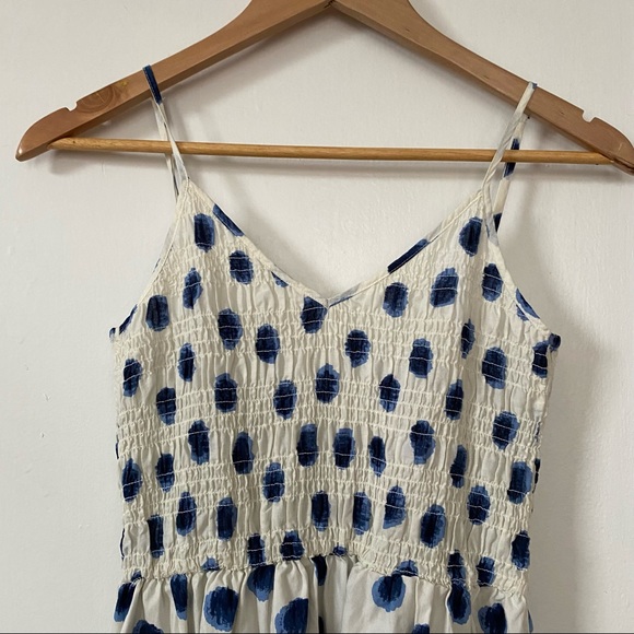 Cotton shibori dot midi dress - Picture 5 of 6